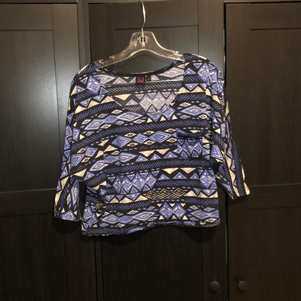Patterned Crop Top